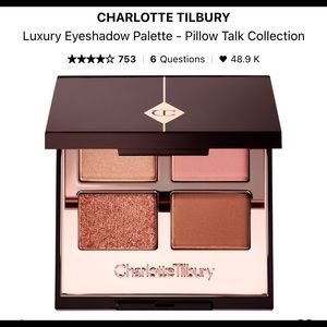 Charlotte Tilbury Pillow Talk Eyeshadow Palette